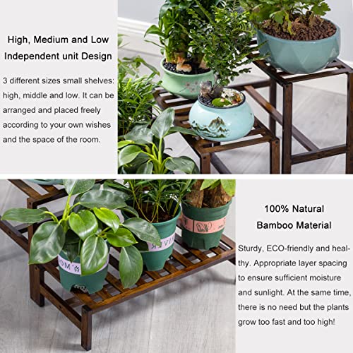 Bamboo 3-Tier Ladder Plant Stand A988195