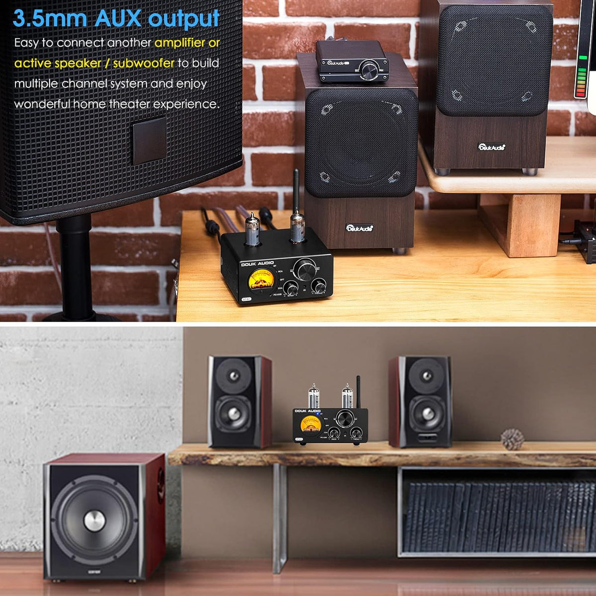 200W Bluetooth Vacuum Tube Amplifier P2286
