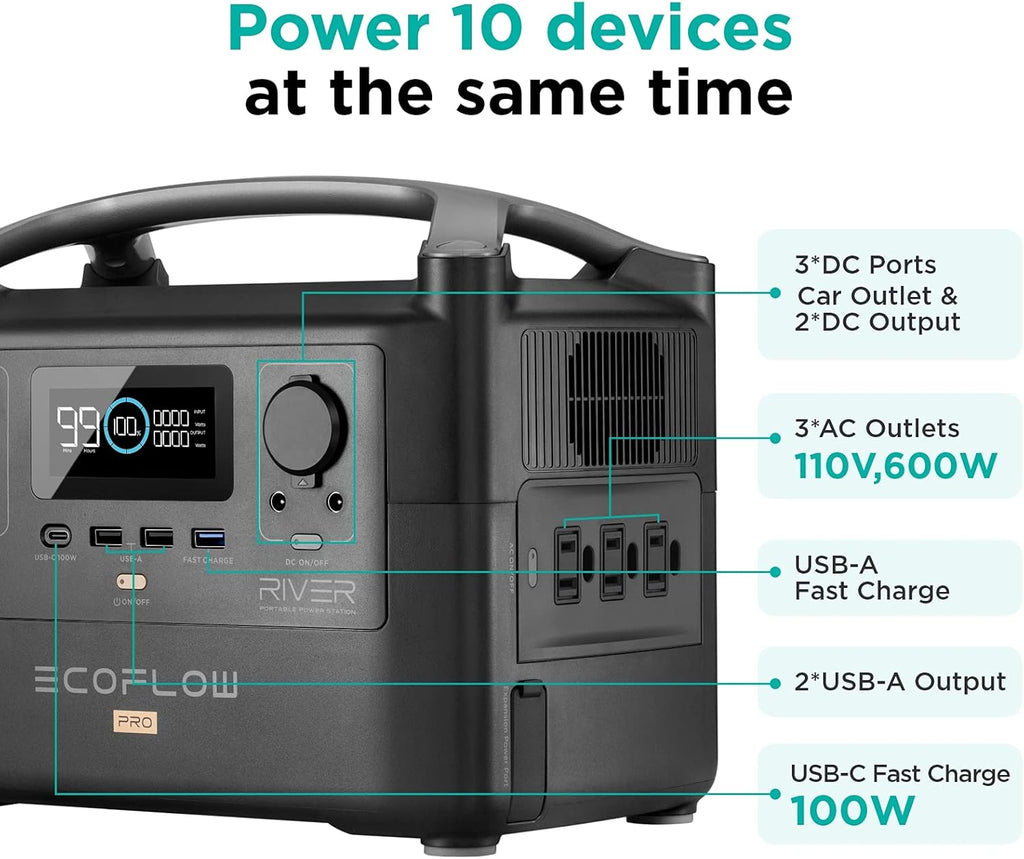 Portable Power Station 720Wh F2212