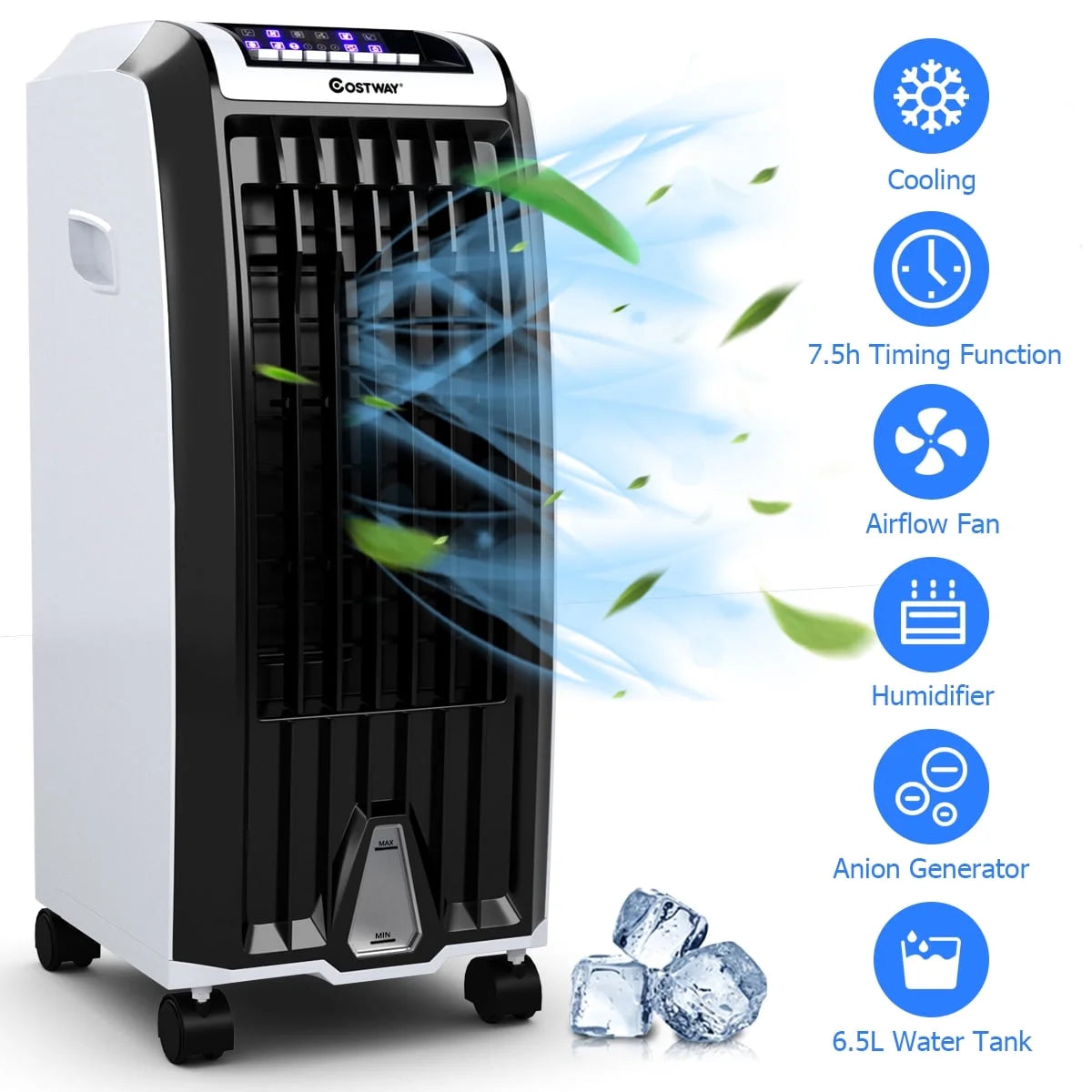 Portable Evaporative Cooler Fan with Remote Control P4704