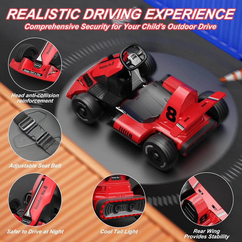 Electric Vehicles Pedal Go Karting Car Ride on Toys 12V L303255
