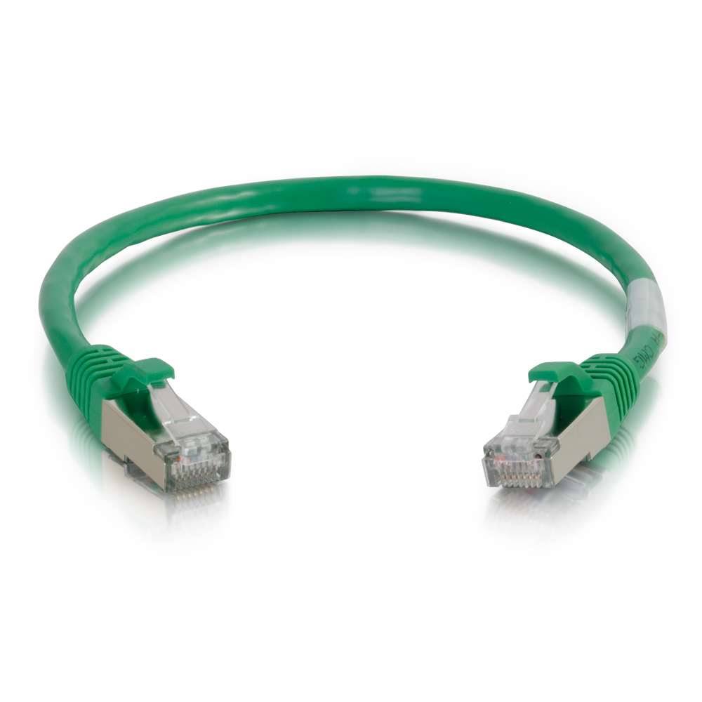 150ft Cat5e Molded Shielded (STP) Network Patch Cable, Green A30559
