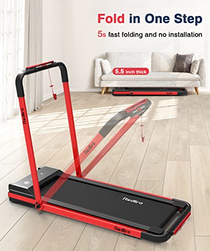 Under Desk Treadmill, 2 in 1 Motorized Portable Foldable Walking Pad with Remote Control Q477670