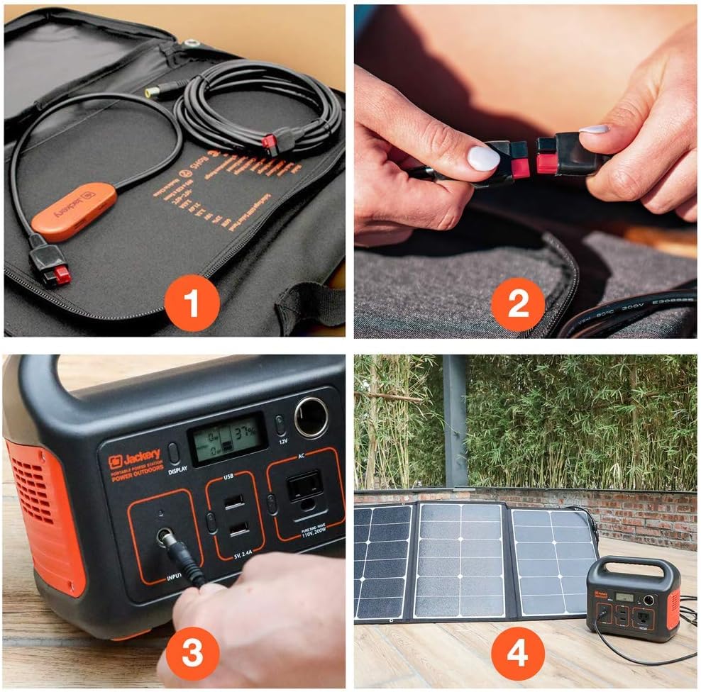 Solar Panel 60W Portable Foldable Solar Charger U172