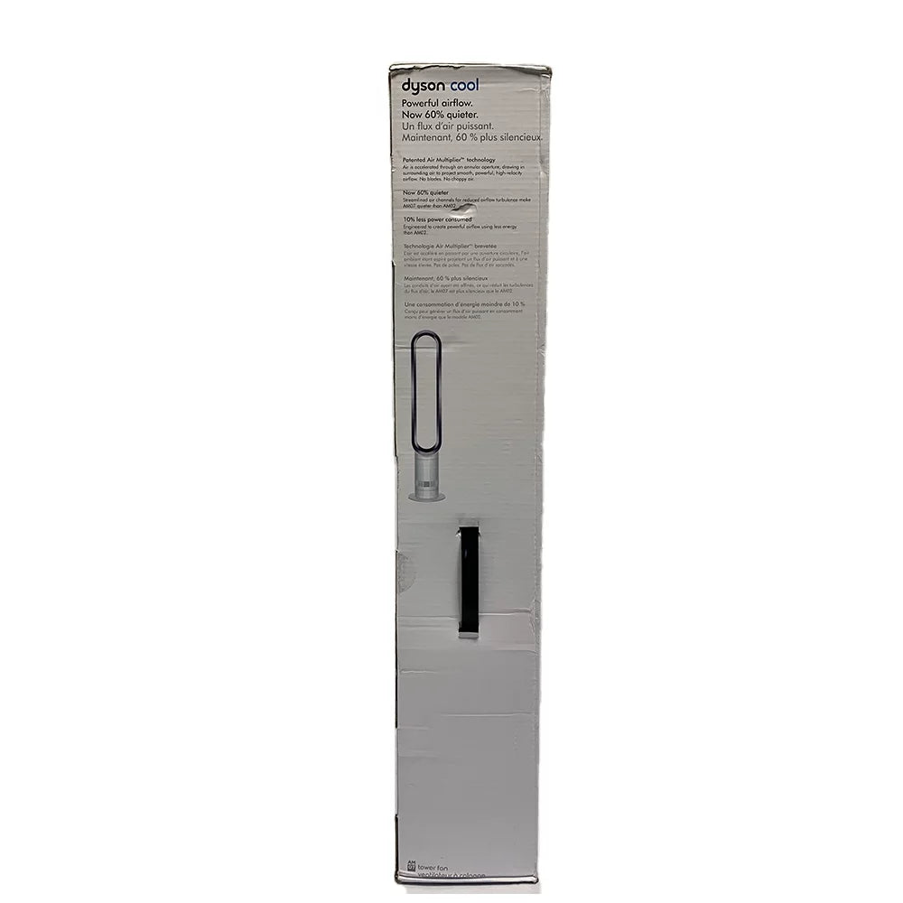 White Silver Tower Fan N39858