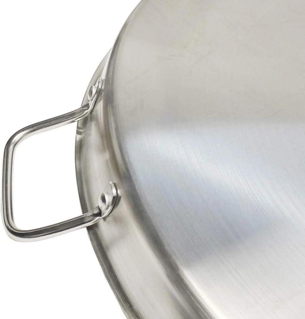 21-3/4" Round Stainless Steel Comal Griddle A49011