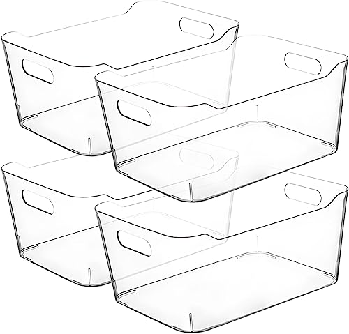 Clear Plastic Storage Bins I467719