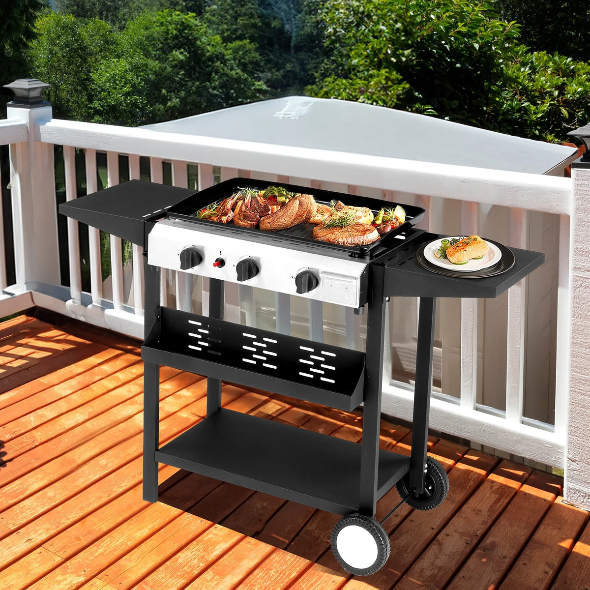3-Burner Propane Griddle L584