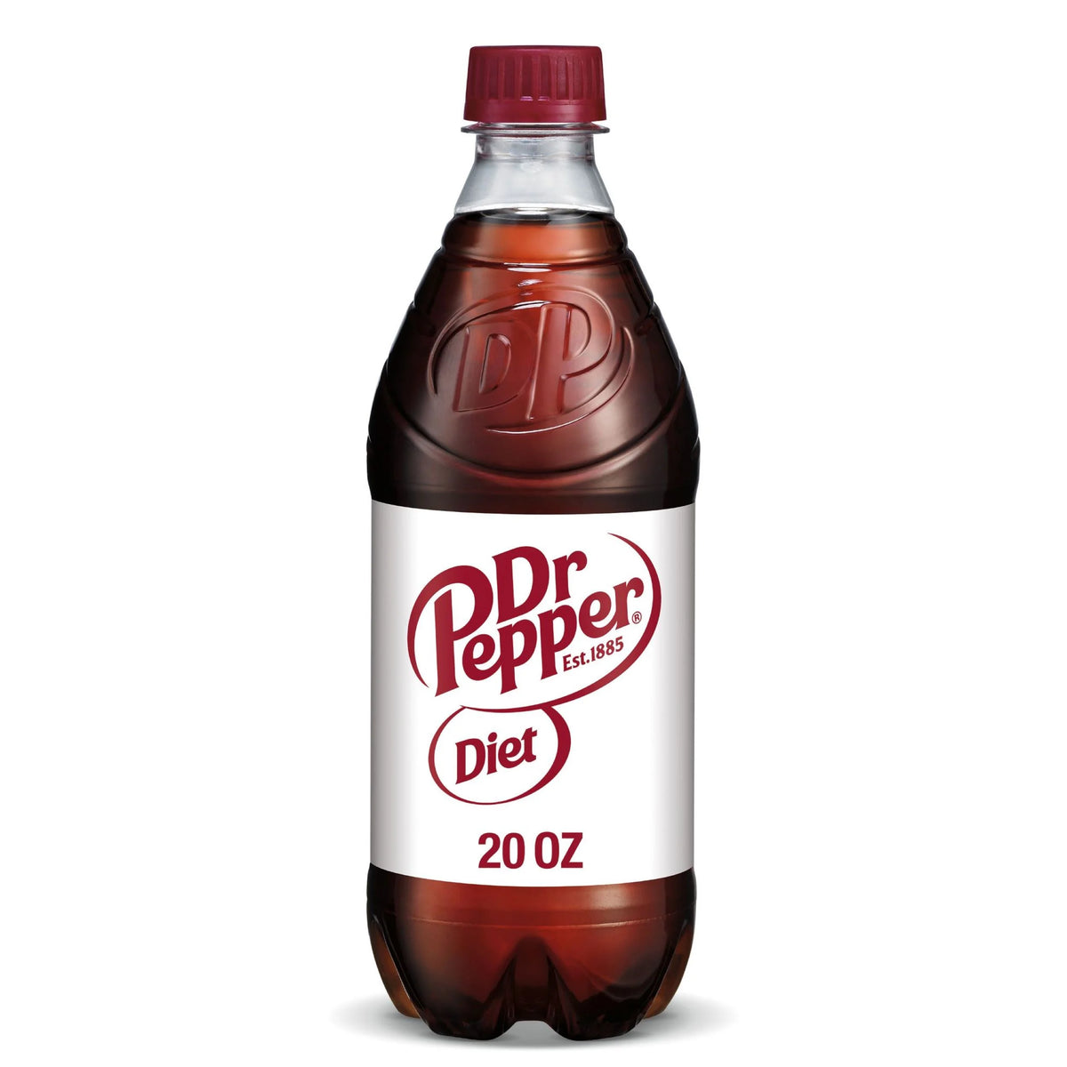Diet Dr Pepper Soda 20oz Bottles, Quantity of 12 O7131