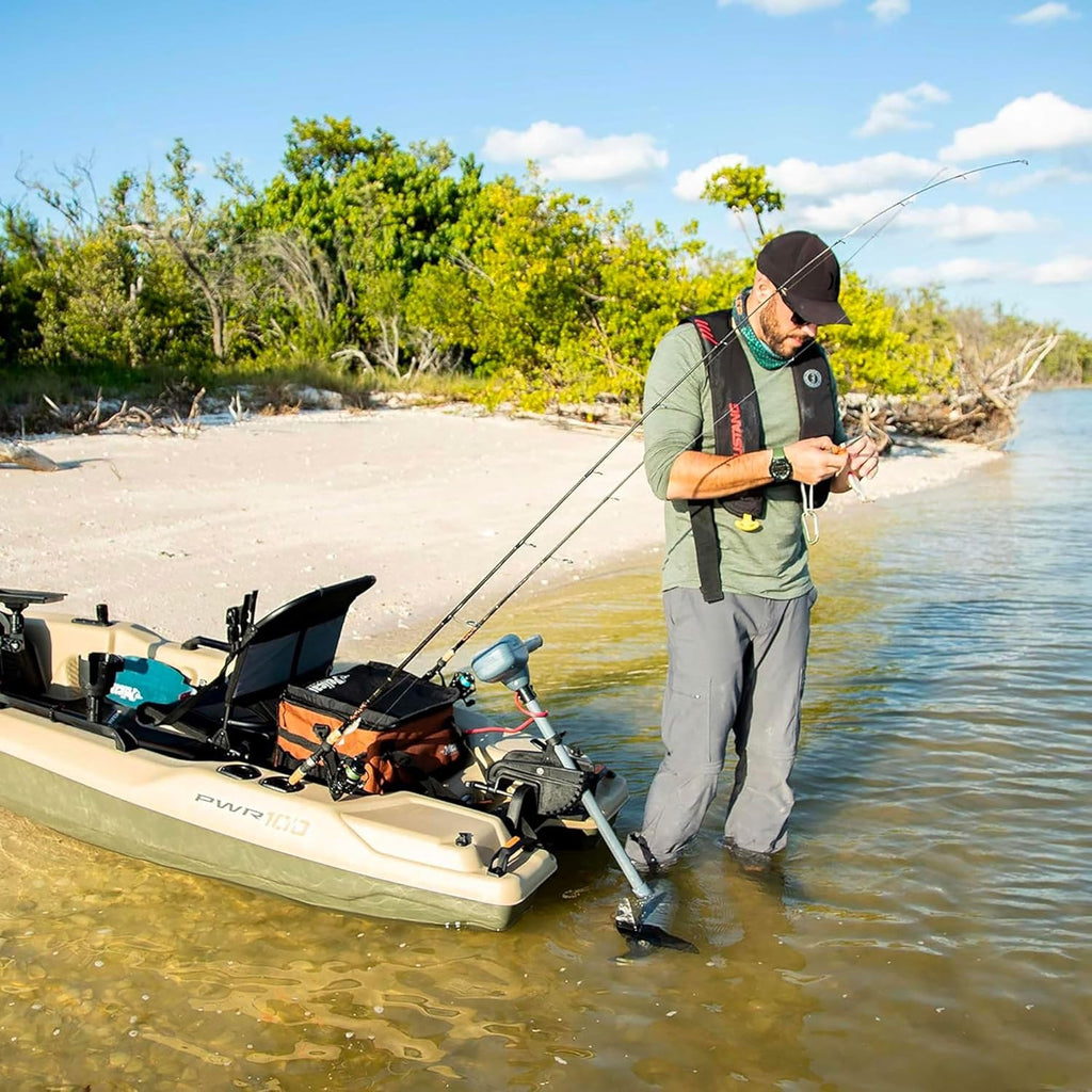 Forest Green Magnetic Grey 10 ft Sit-on-Top Fishing Kayak M9217