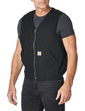 Relaxed Fit Washed Duck Sherpa Lined Vest N70612