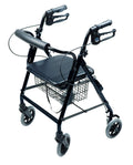 Black Four-Wheel Rollator A596797