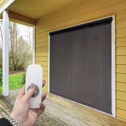 Rechargeable Motorized Outdoor Sun Shade with Remote R669