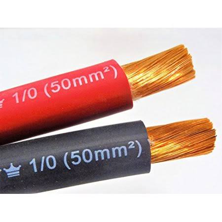 1/0 AWG Excelene Welding Cable Black or Red Made in USA (40 ft, Red), One size, Blue M624