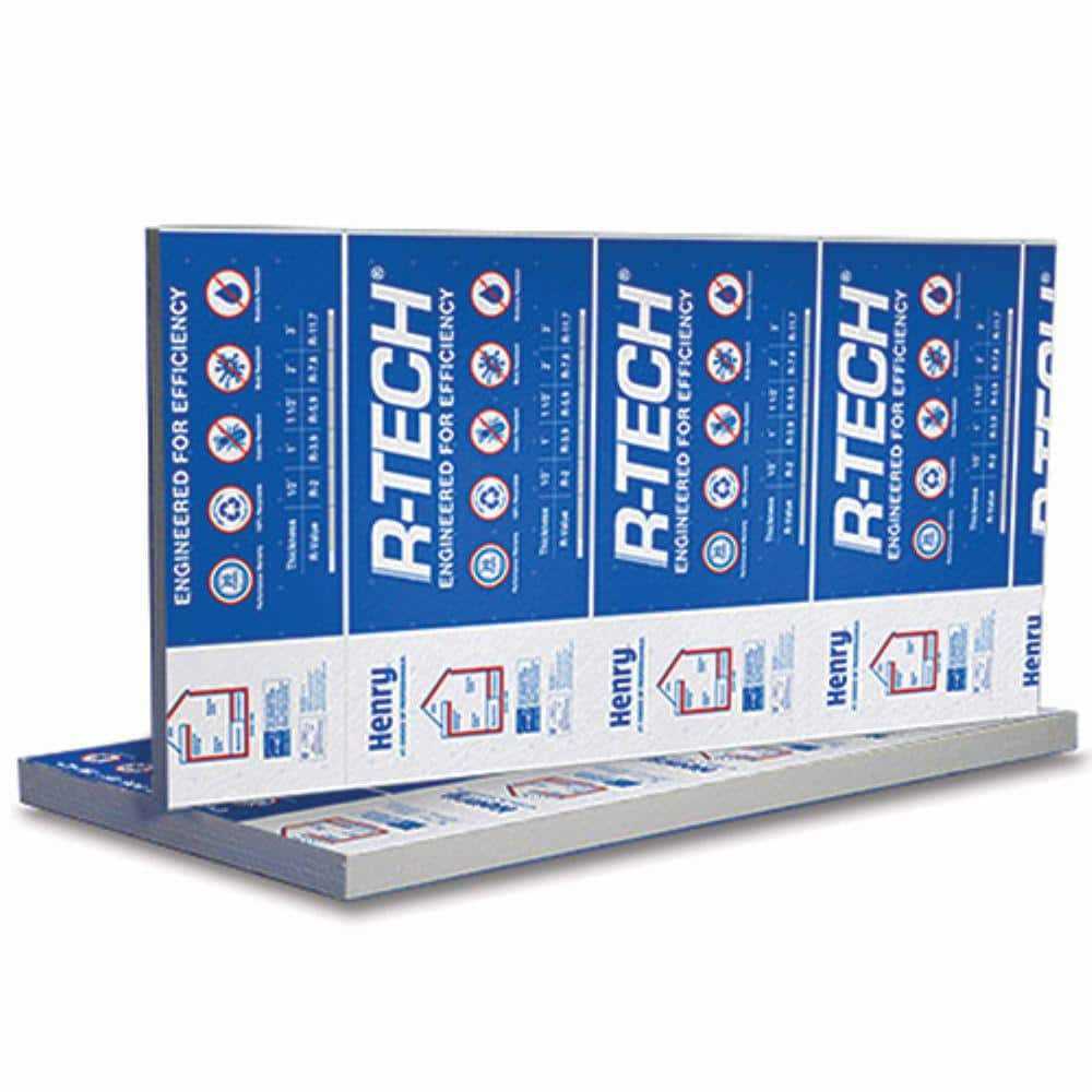 2 in. x 48 in. x 8 ft. R-7.7 EPS Rigid Foam Board Insulation D401