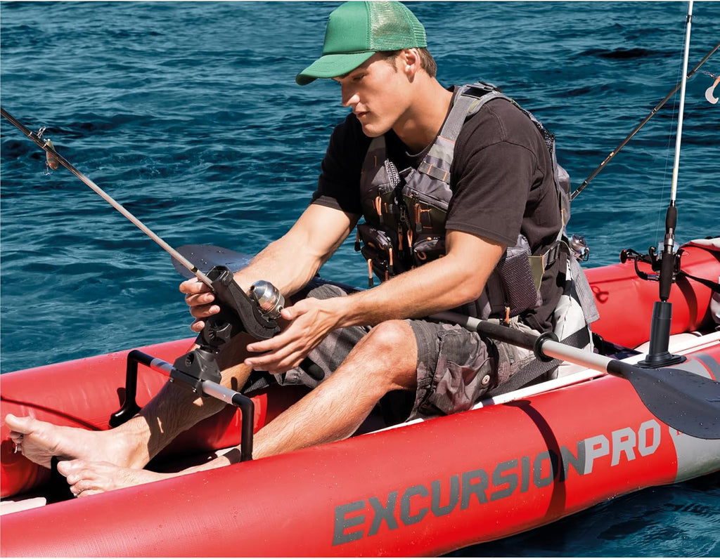 Inflatable Kayak Set with Paddles and Pump – 2-Person – 400lb Weight Capacity G358
