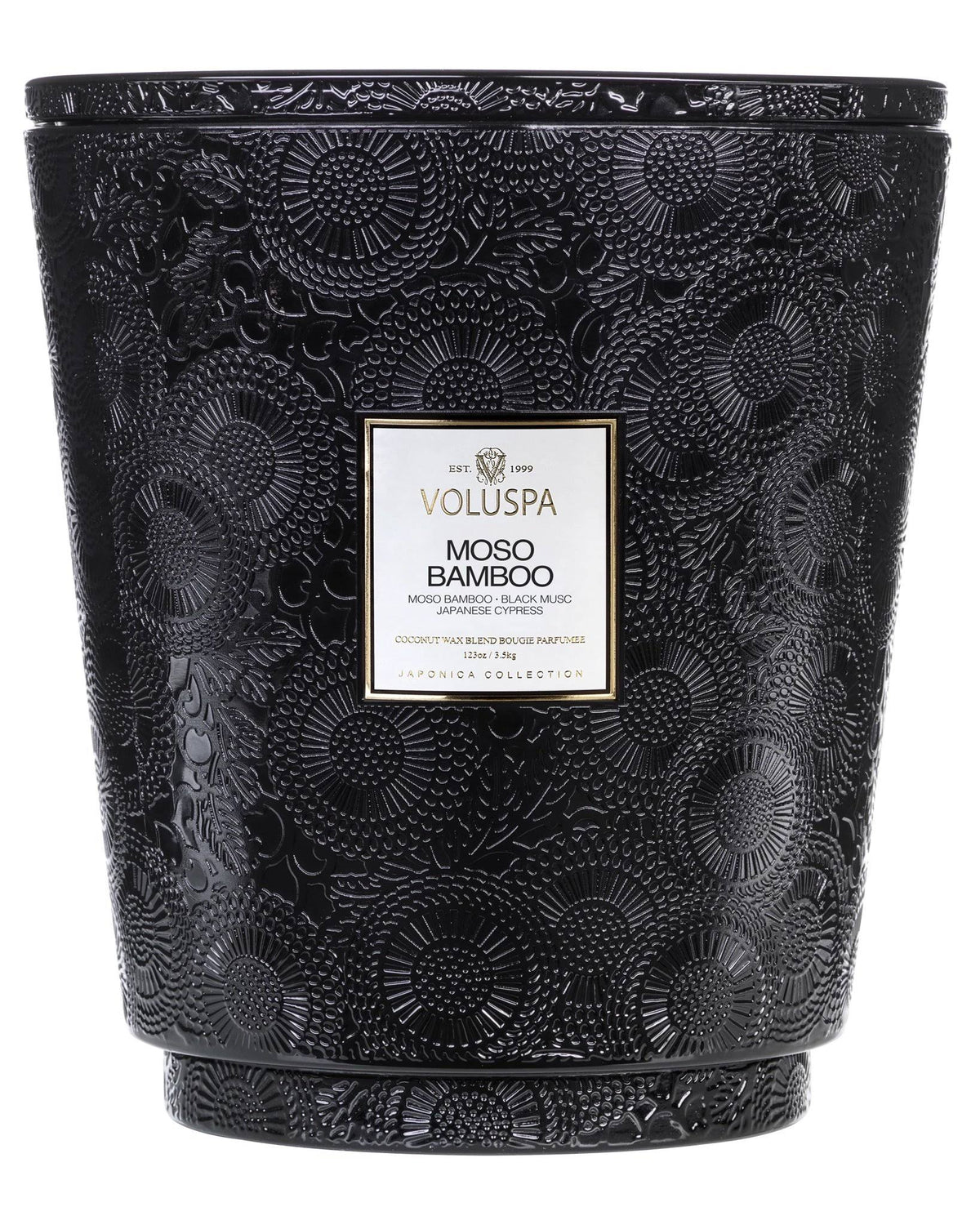 Moso Bamboo Hearth Candle H576