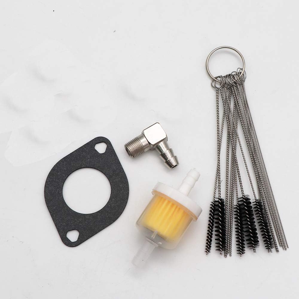 Carburetor with Gaskets & Carbon Dirt Jet Cleaner Tool Kit Pack of 2 T68479