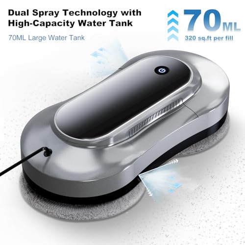 Smart Robot Window Cleaner with Auto Water Spray Z999
