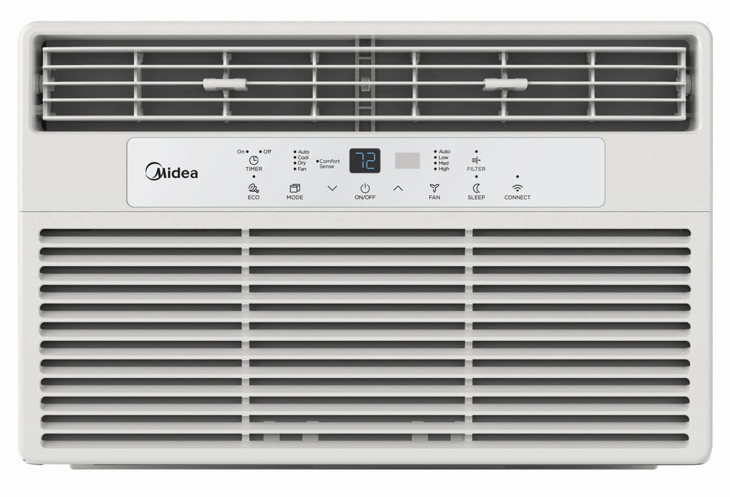 12,000 BTU 115V Smart Window Air Conditioner with Remote, White Z623