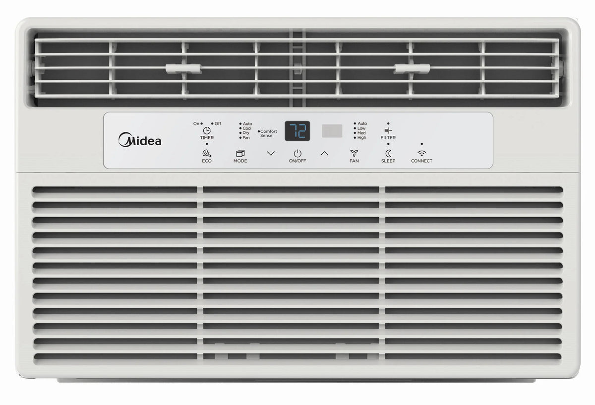 12,000 BTU 115V Smart Window Air Conditioner with Remote, White Z623