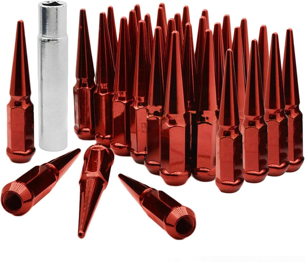 32 Spike Blue 1/2-20 Taper Lug Nuts A9042