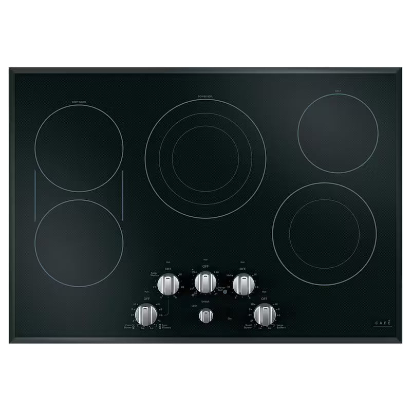Brushed Stainless Electric Cooktop Knob Kit Y9226