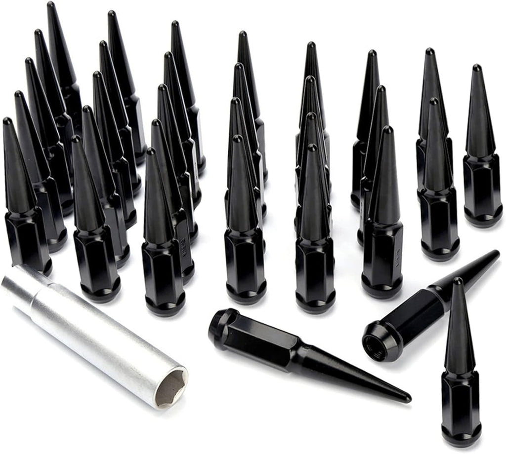 32 Spike Blue 1/2-20 Taper Lug Nuts A9042