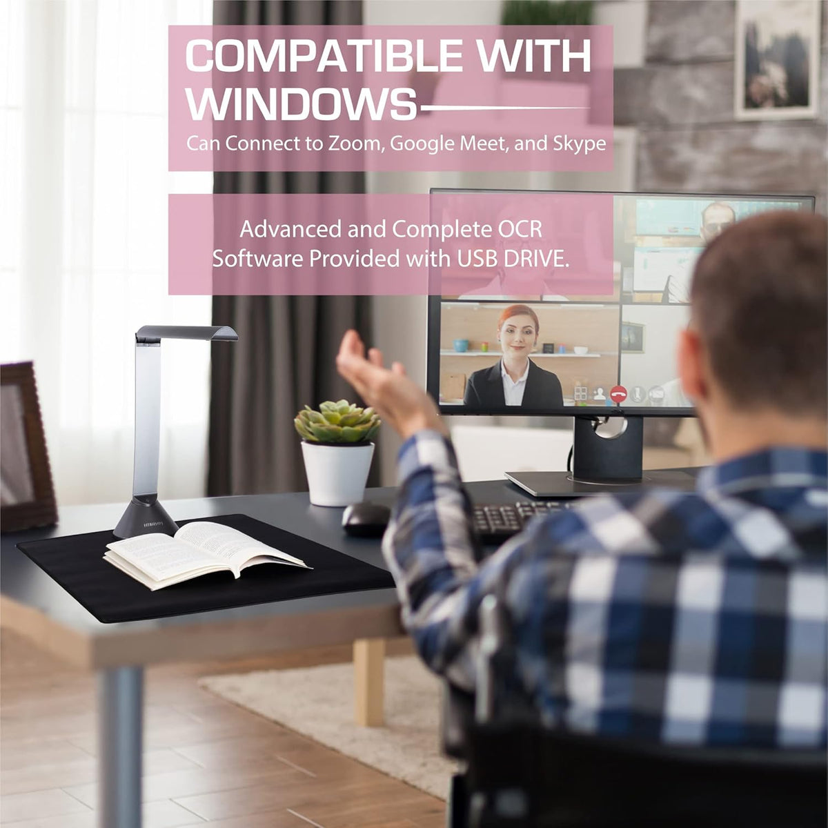 Portable 20MP Document Camera Scanner V1015