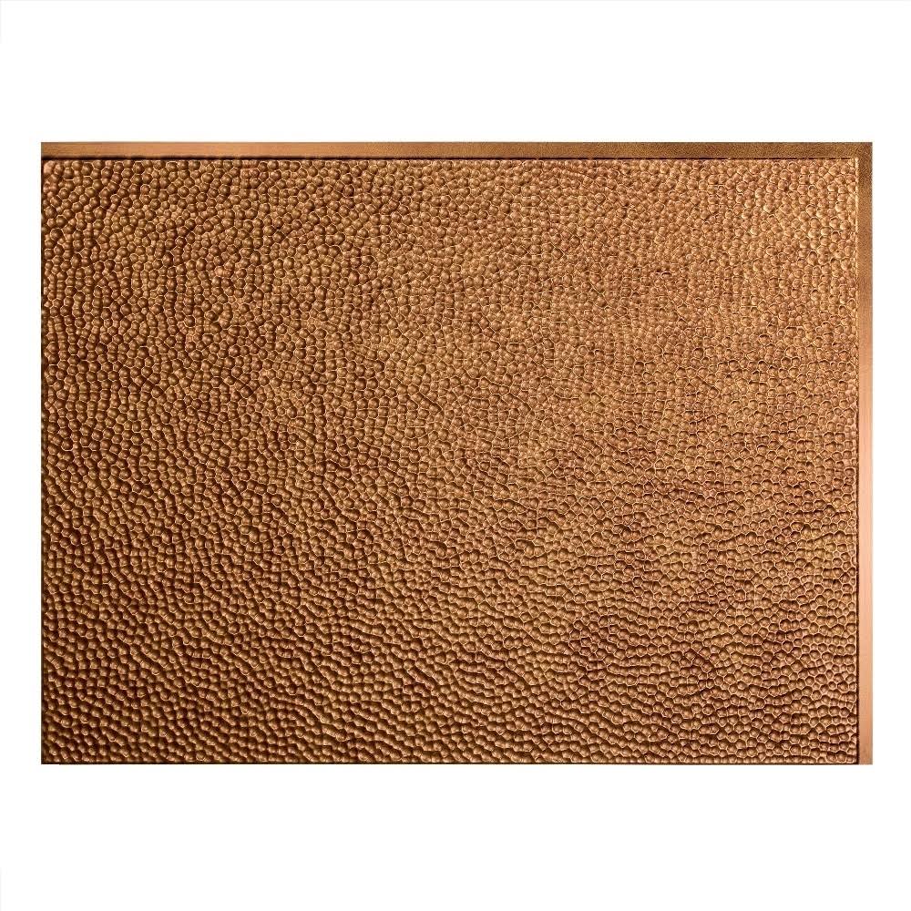 Antique Bronze Hammered Backsplash Q52027