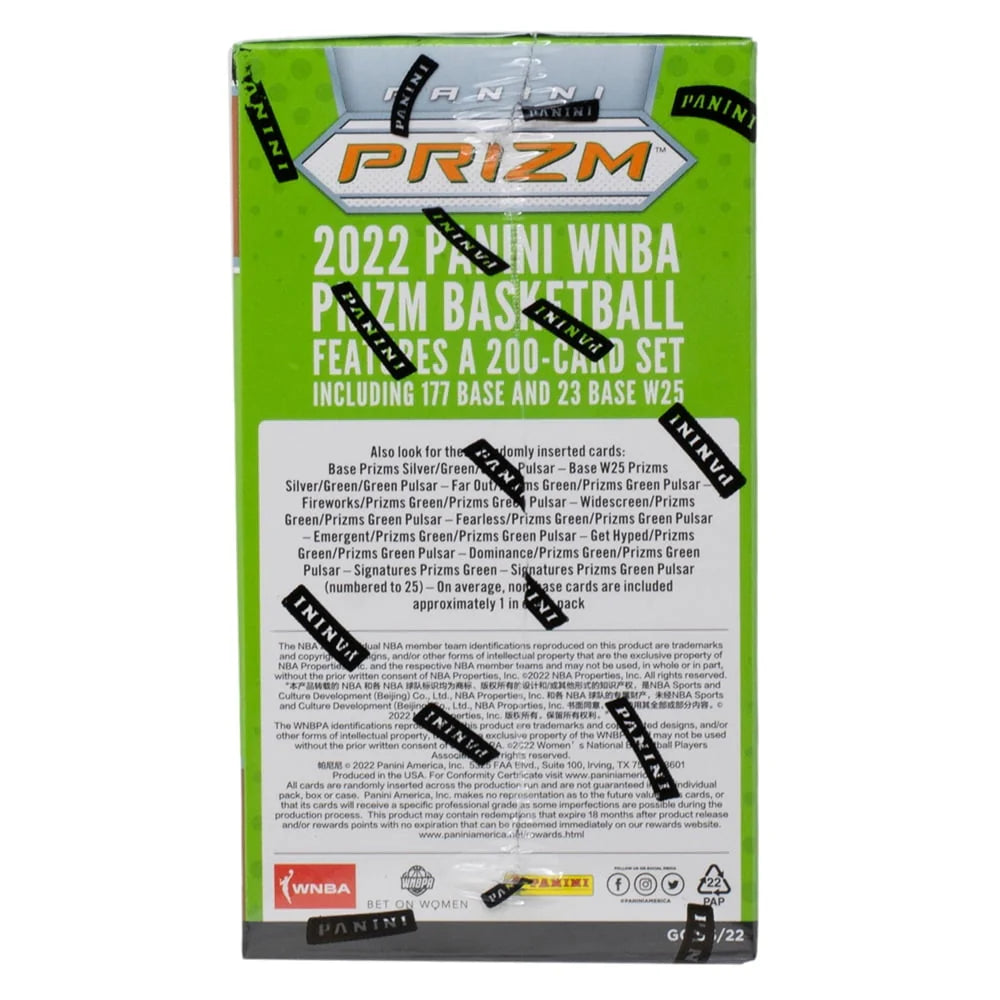 2022 Panini Prizm WNBA Basketball Blaster Box Trading Cards K9902