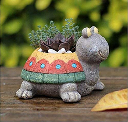 Turtle Resin Succulent Planter V8466