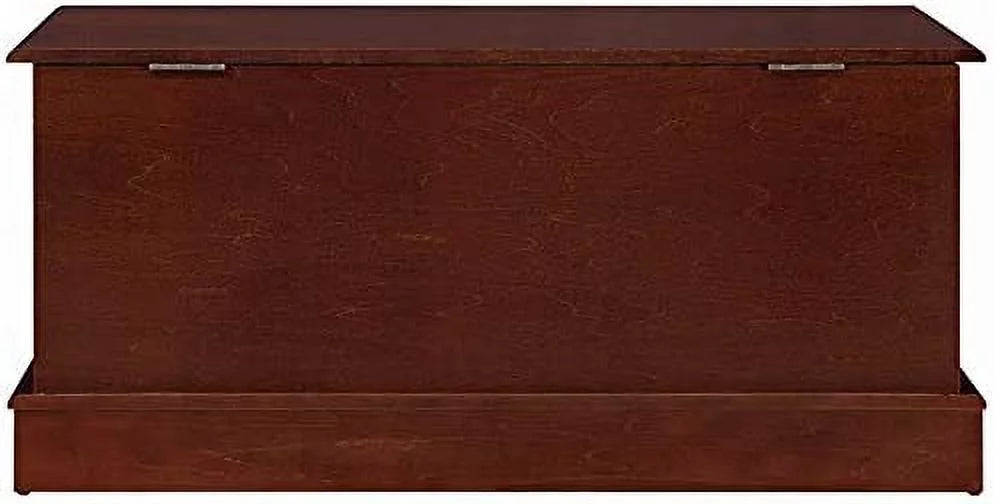 Warm Brown Cedar Lined Wood Storage Blanket Chest Trunk S785484