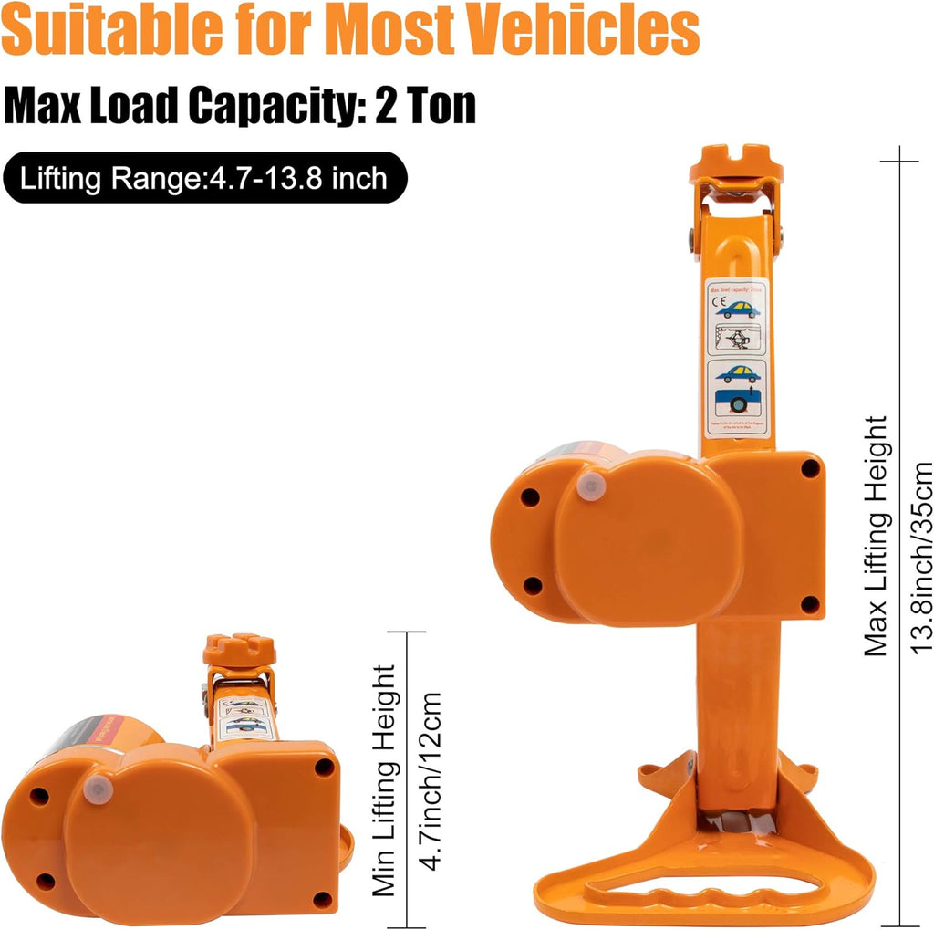 2 Ton Electric Car Jack Pack of 2 R787
