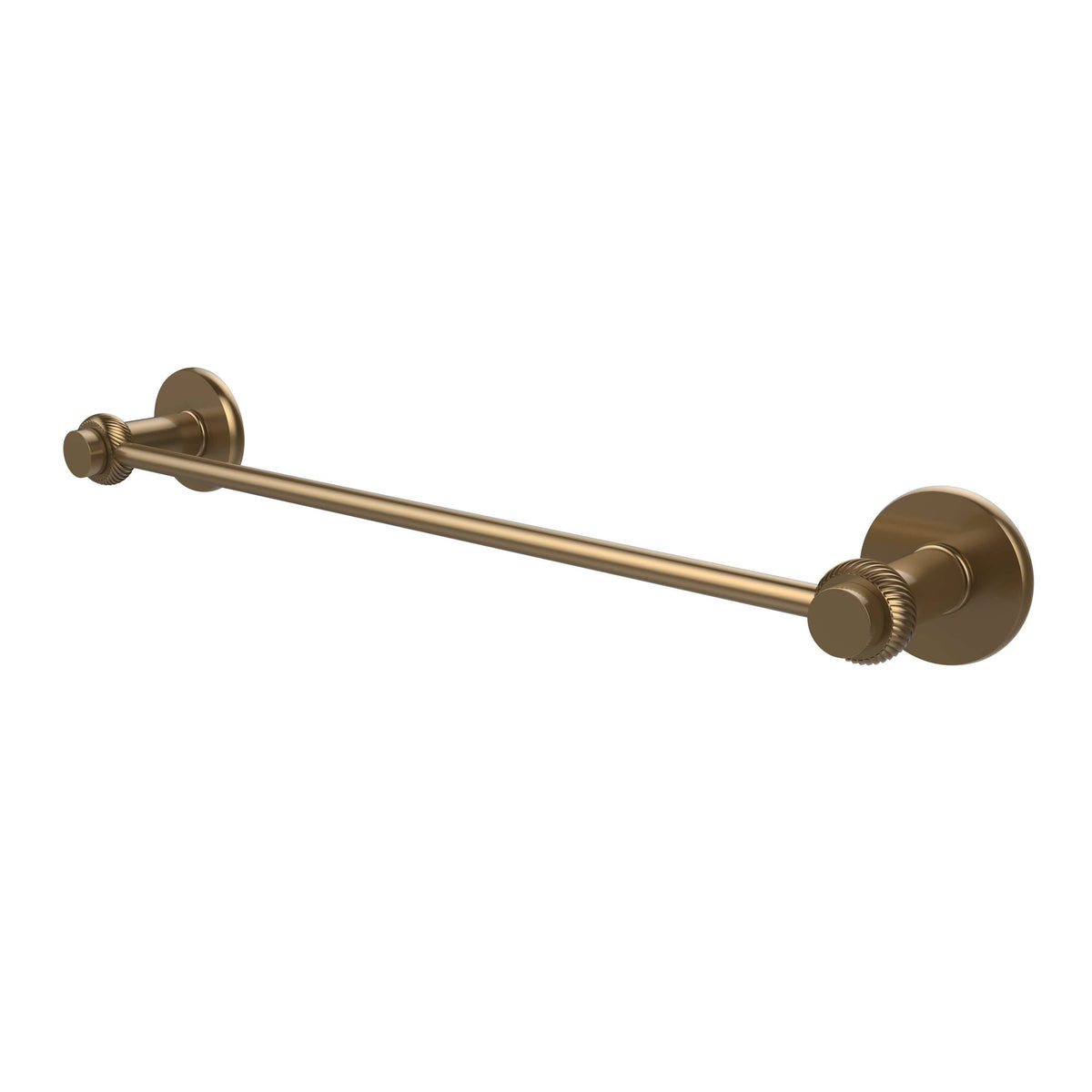 36 in. Towel Bar with Twist Accent Brushed Bronze D420567