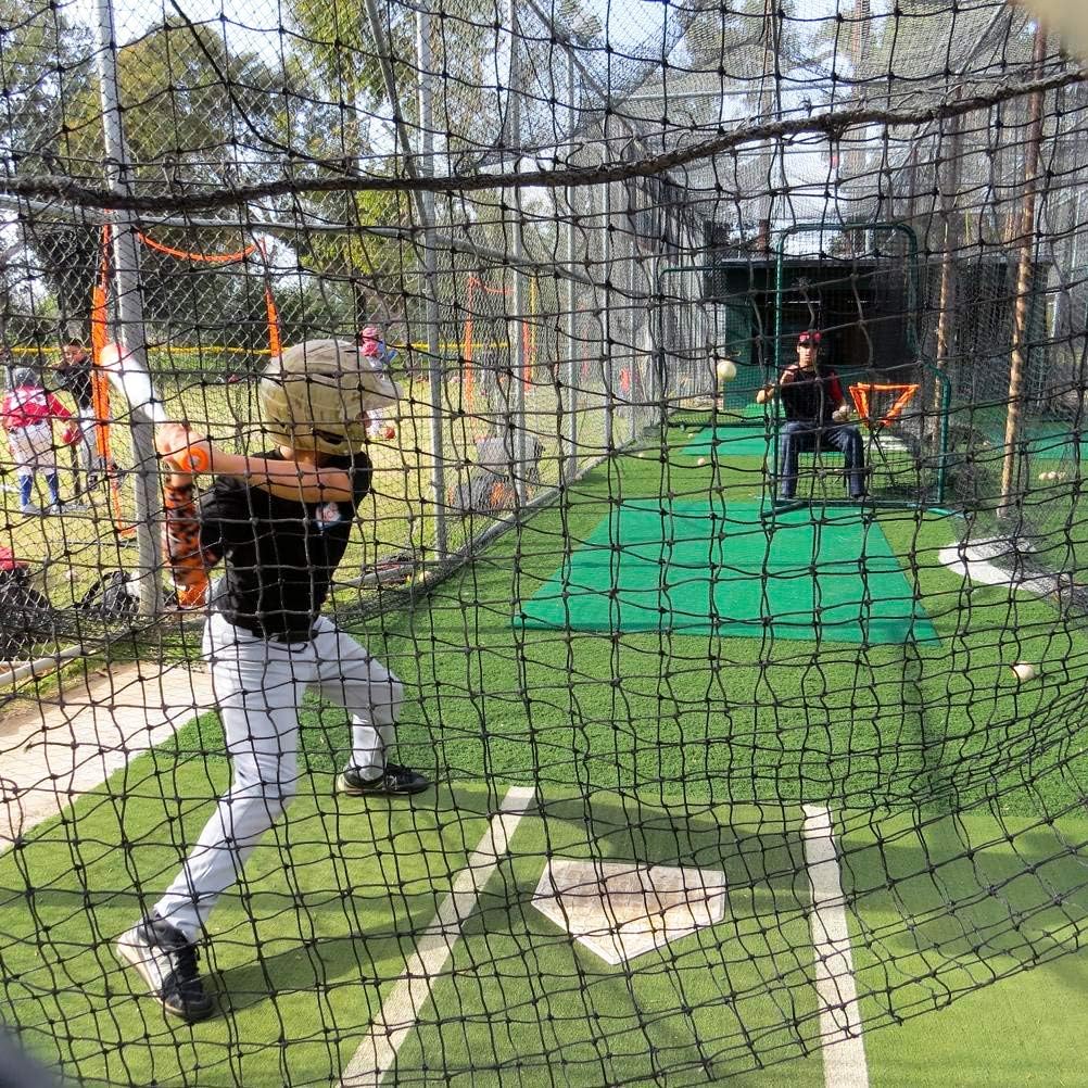 Polyethylene Twisted Knotted Baseball Batting Cage Netting U987605