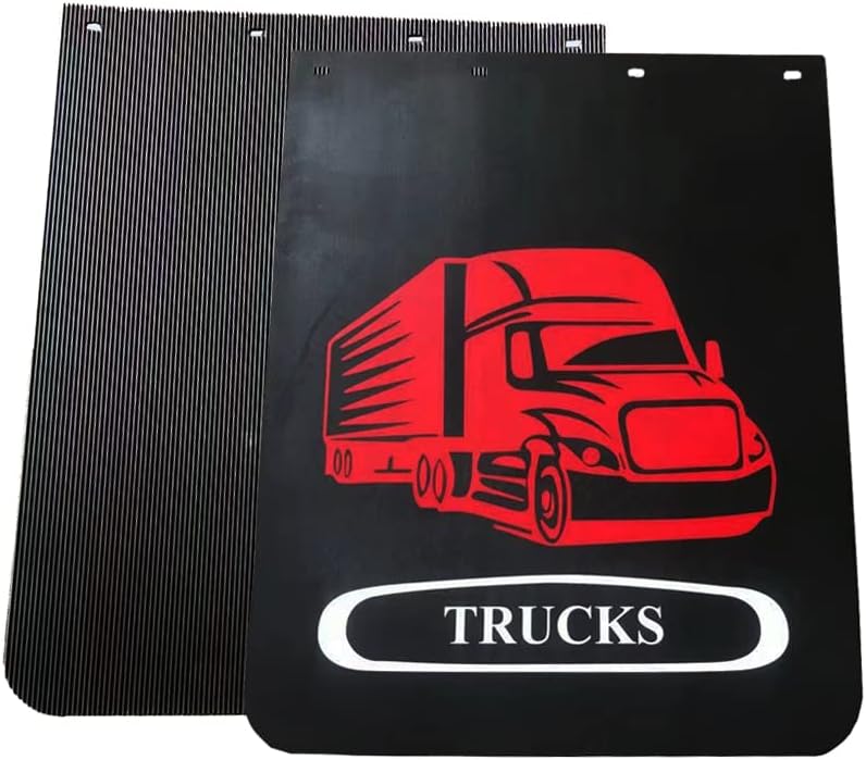 2pcs Heavy Duty Rubber Mud Flaps 24"x30" for Trailer Truck Semi-Truck T548117