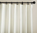 Blackout Dupioni Silk Pole Pocket Drape C715