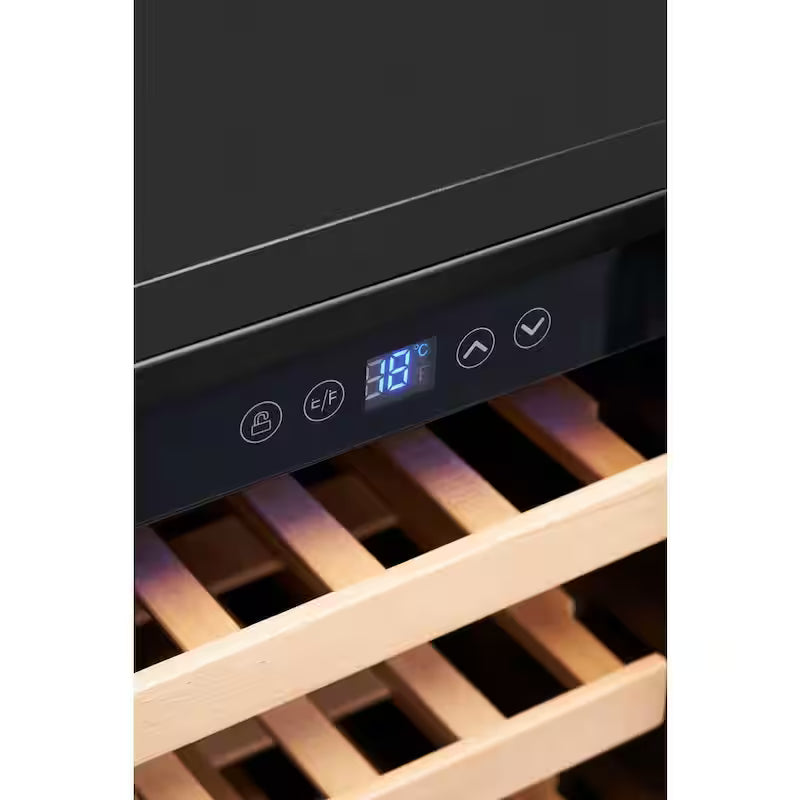 24 in. Built-in 27-Bottle Wine and 60-Can Beverage Cooler in Stainless Steel M70120