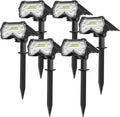 IP65 Waterproof 28 LEDs Solar Outdoor Lights 6 Pack K11651