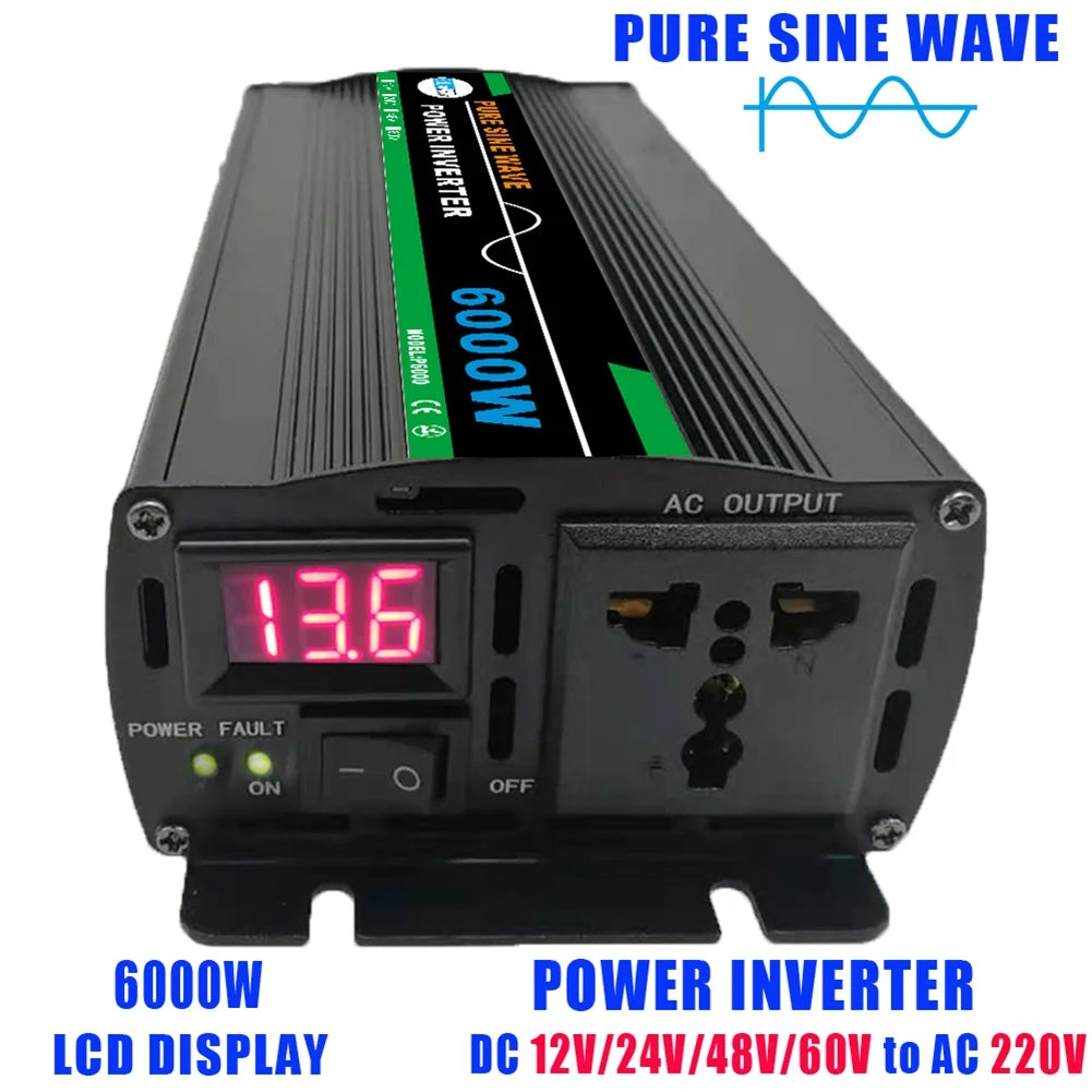 Pure Sine Wave Inverter 12V To 6000W B386117