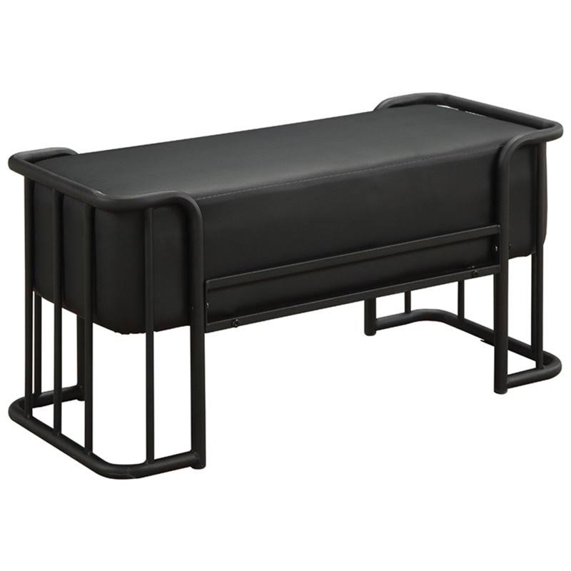 34 inch Faux Leather Bench R5829
