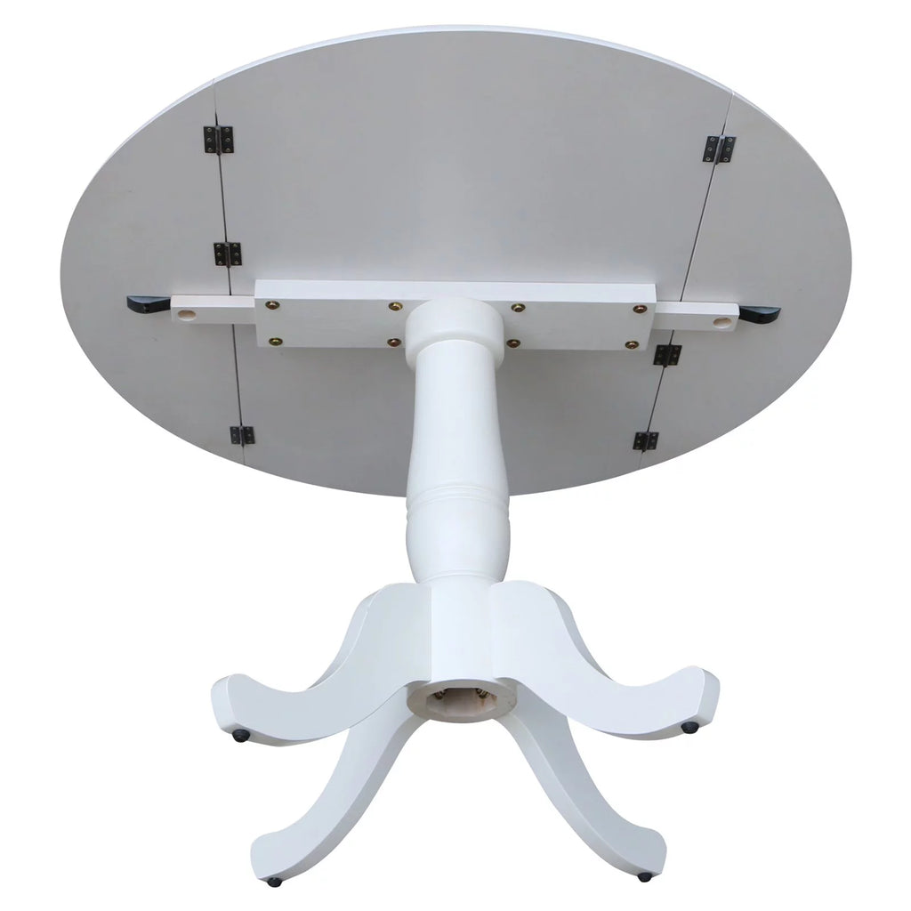 Drop Leaf Dining Table in White K117311