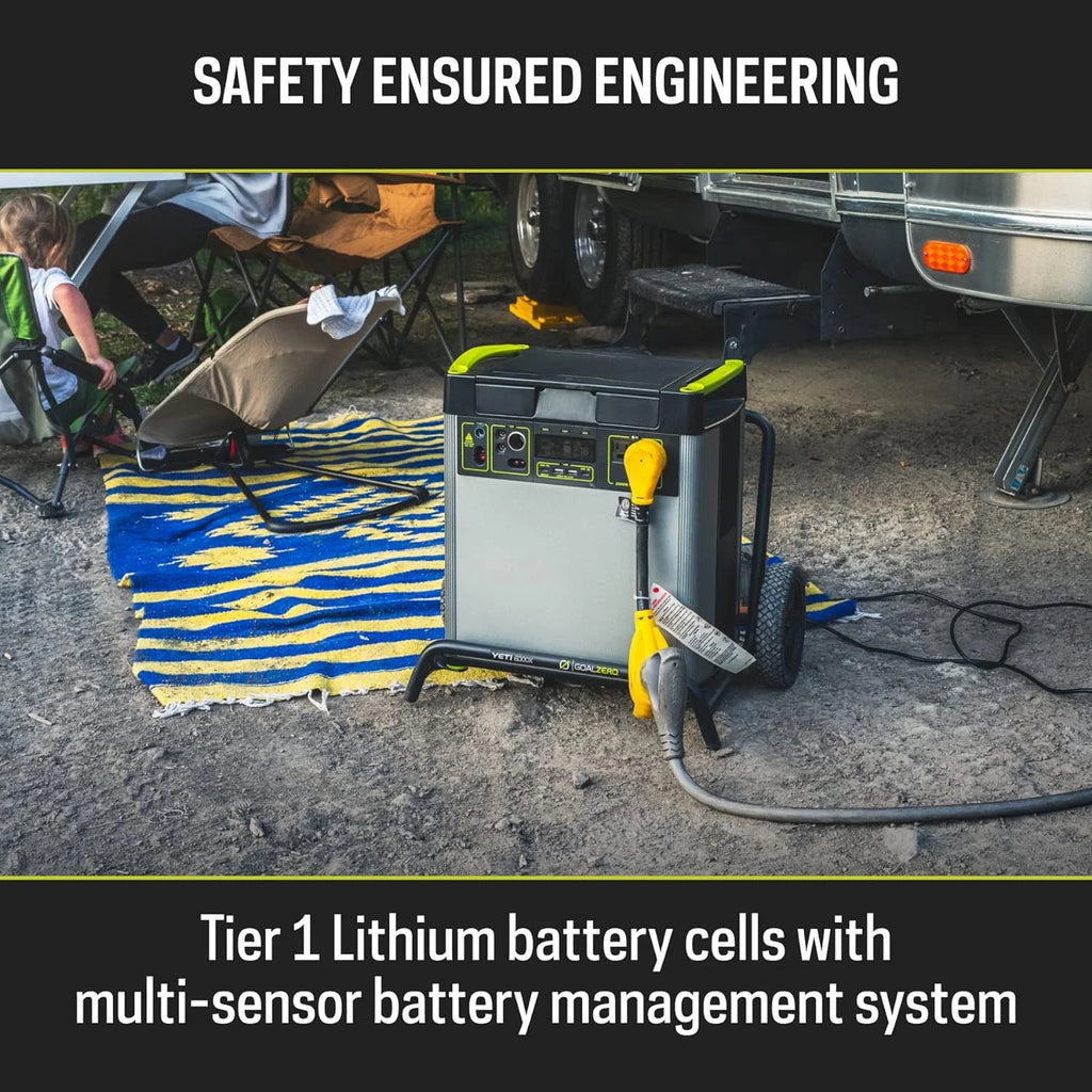 Portable Power Station 6071Wh Lithium Battery Generator 2000 Watt C401269