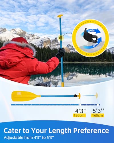 Adjustable Aluminum Canoe Paddle U212