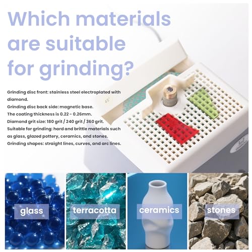 2-in-1 Stained Glass Grinder Y648