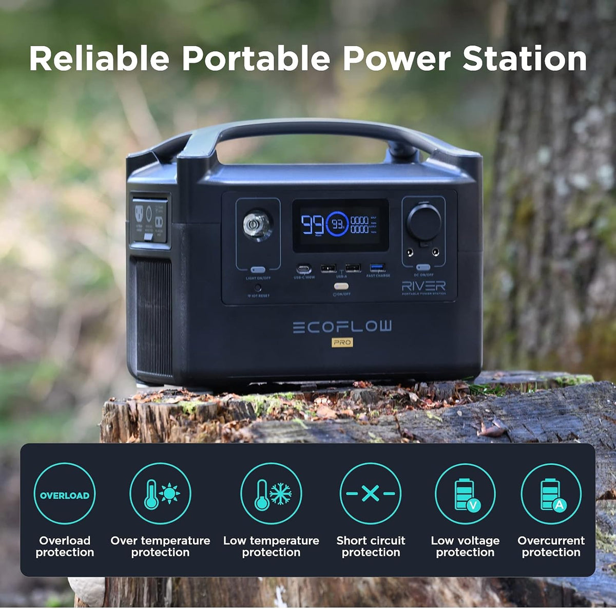 Portable Power Station 720Wh F2212