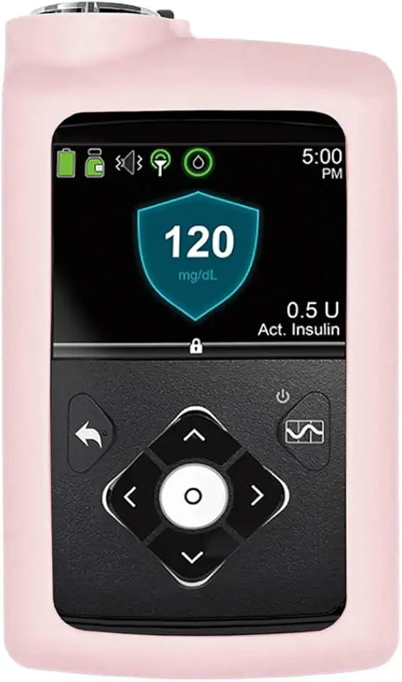 Soft Silicone Insulin Pump Cover Light Pink O726591