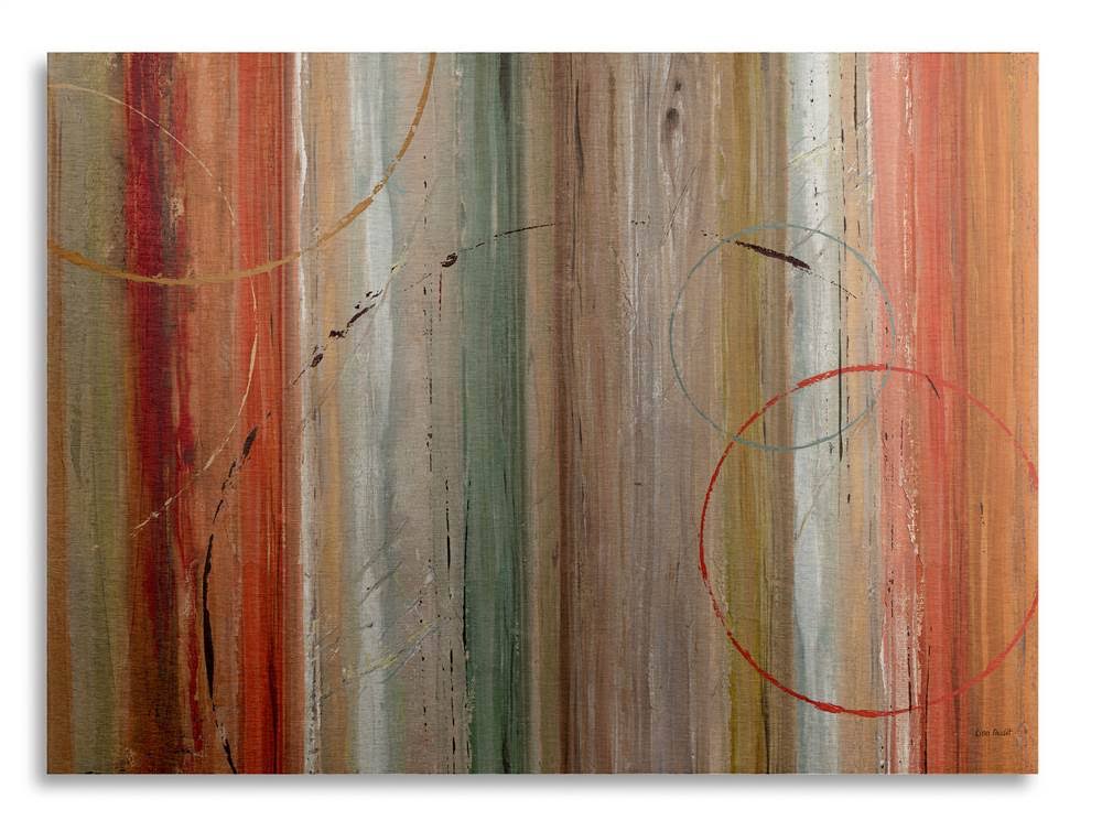 Floating Brushed Aluminum Art 16 x 22 P806