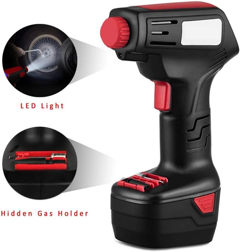 20V Cordless Tire Inflator with Rechargeable Li-ion Battery, Pack of 2 H25065
